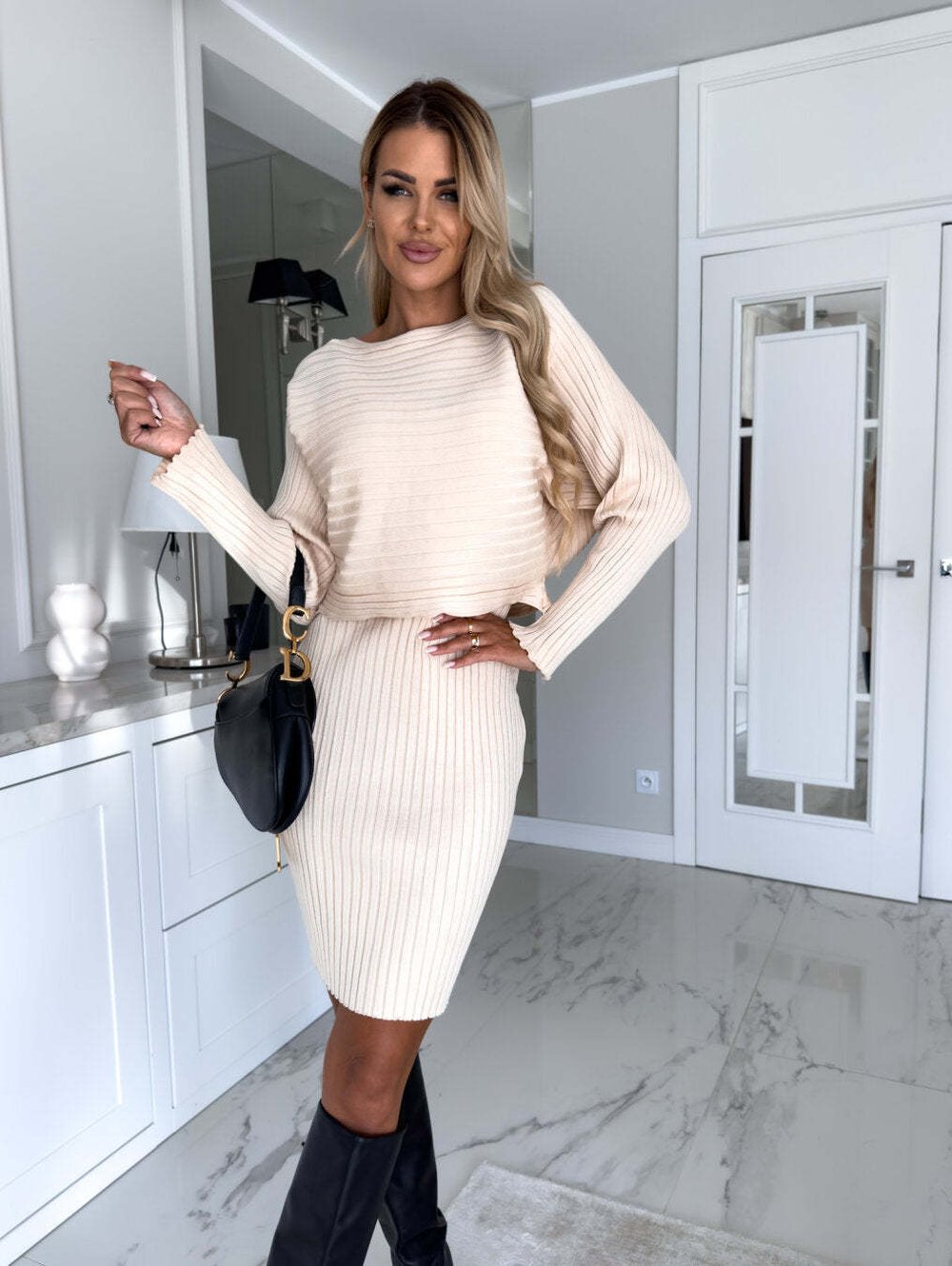 Sweater en Cami Kleedje Set