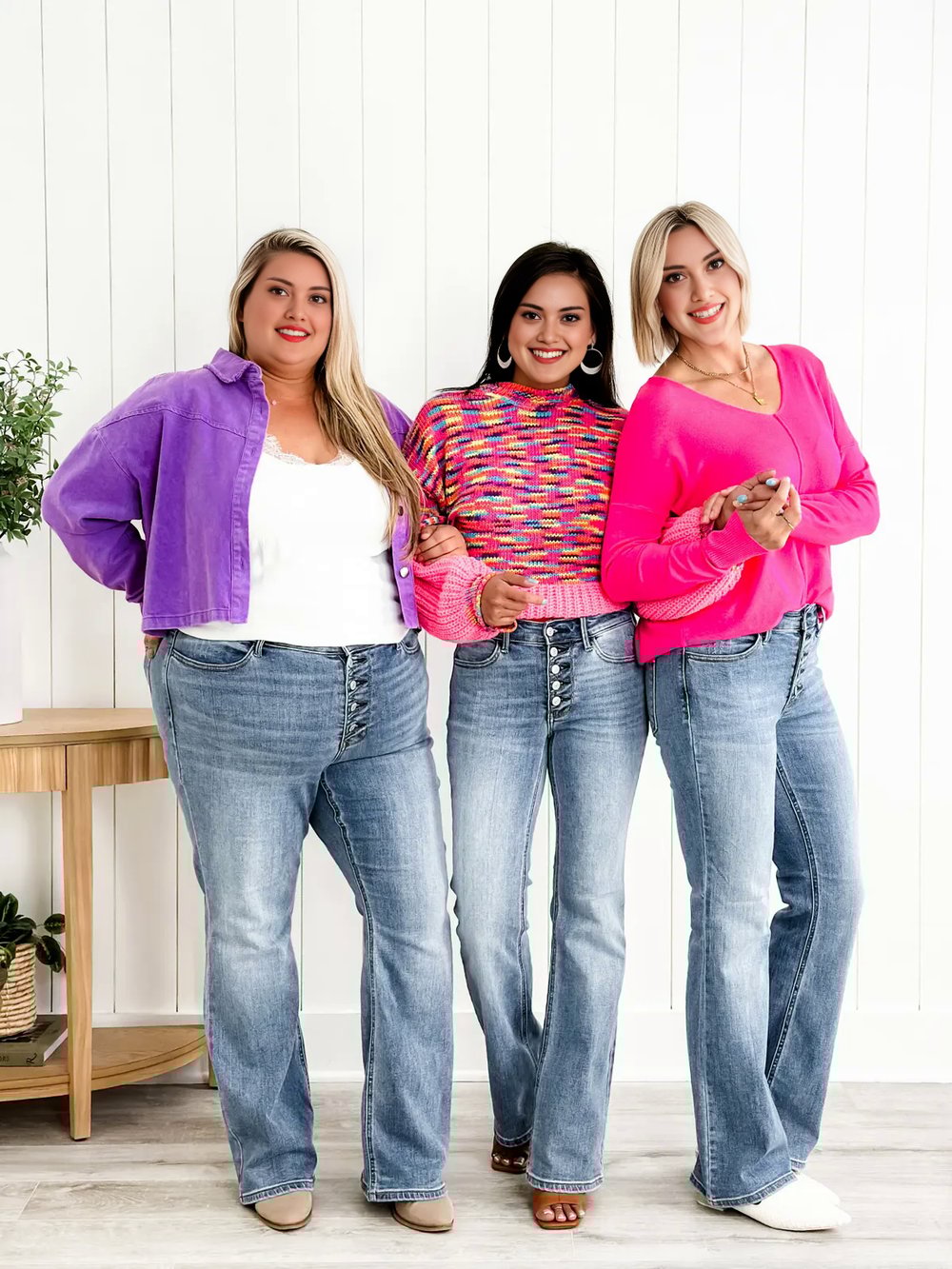 Mid Rise Bootcut Jeans
