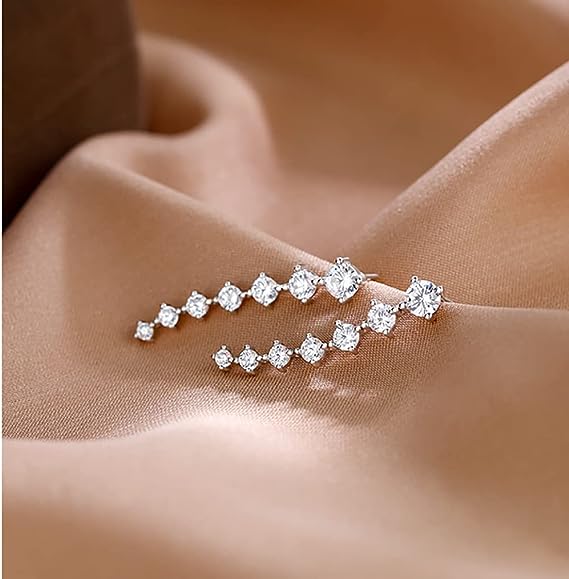 7-Ster Diamant Oorbellen