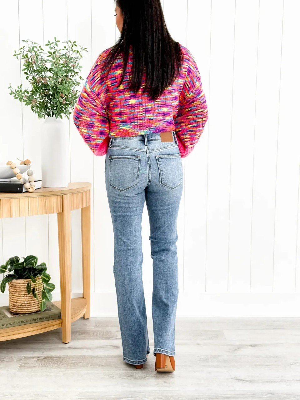 Mid Rise Bootcut Jeans