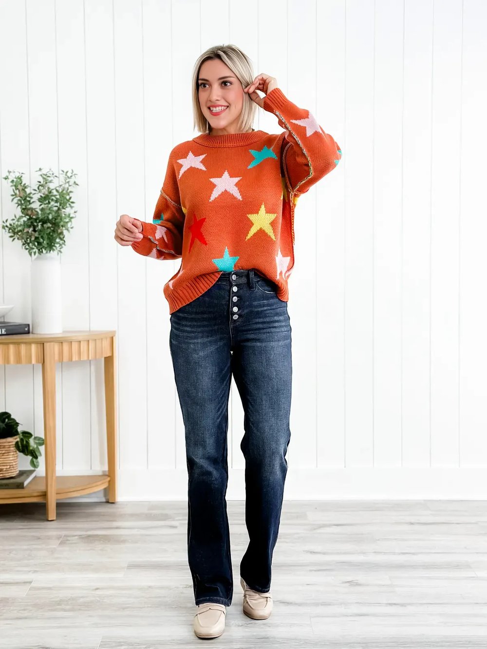 Mid Rise Bootcut Jeans