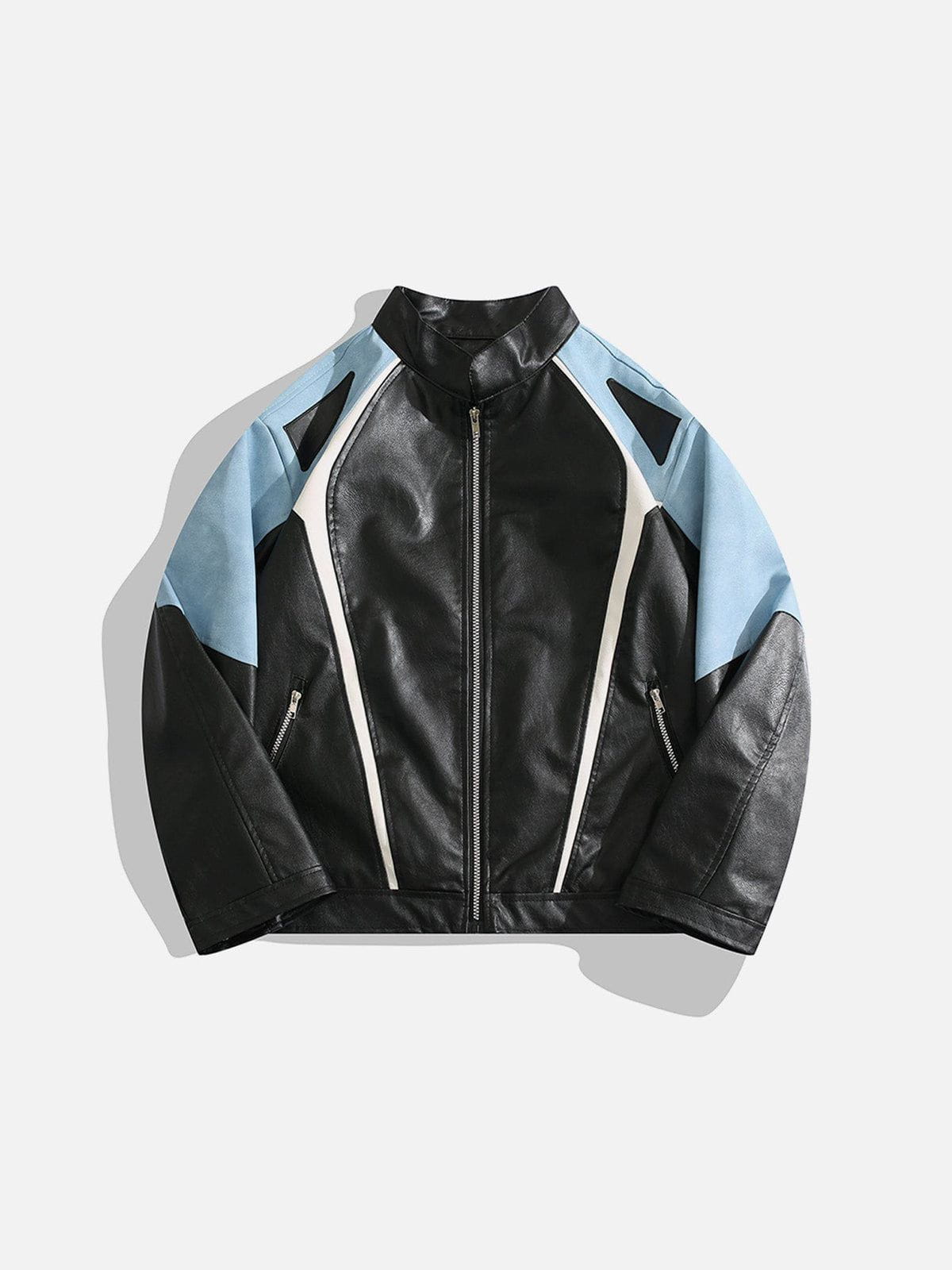PU Leer Moto-Racer Jas