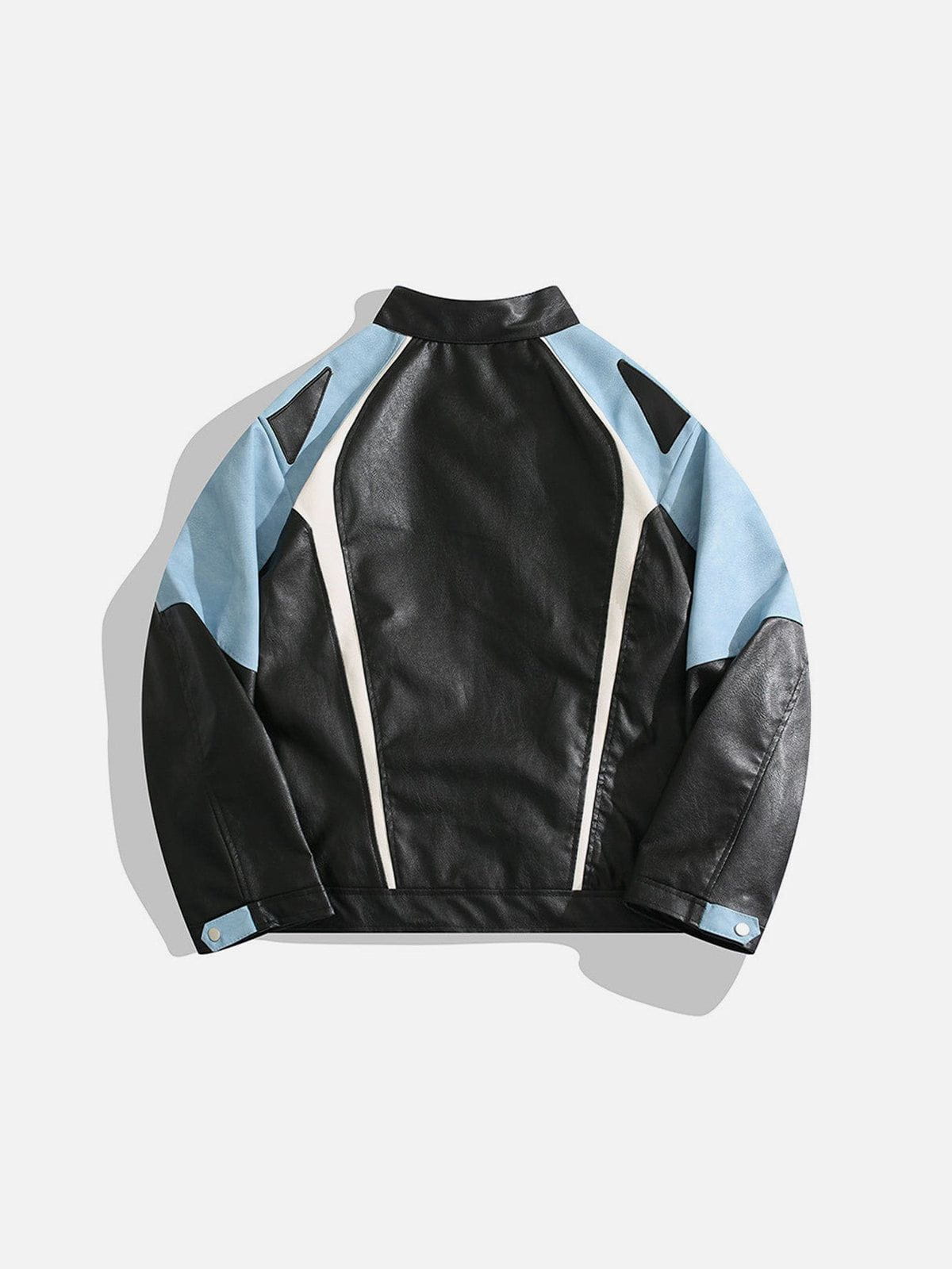 PU Leer Moto-Racer Jas