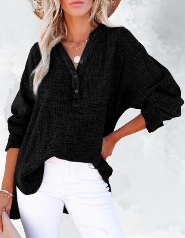 Casual V-Nek Blouse